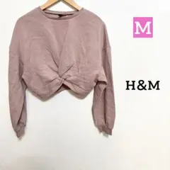 H＆M クロップド スウェット トレーナー 平成ギャル y2k