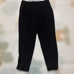 【XL/送料込】GUジーユー ウォッシャブルテーパードパンツ ブラック