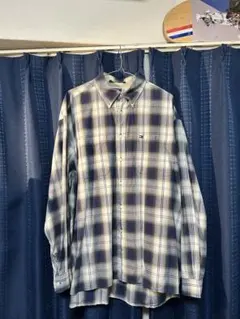 TOMMY HILFIGER チェック柄 長袖シャツ XL