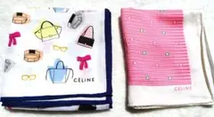 【未使用】CELINE ハンカチ 2枚セットのサムネイル