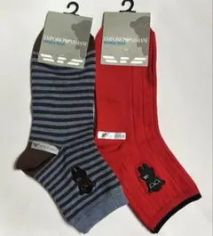 EMPORIO ARMANI マンガベア ソックス 2足　25ー27のサムネイル