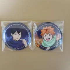 日向翔陽　影山飛雄　コスモワールド　缶バッチ　おまけ付き