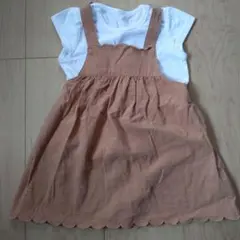 【美品】branshes 80 セット　ワンピース ジャンパースカート