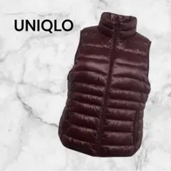 UNIQLO ウルトラライトダウンベスト　ワインレッド　バーガンディ　M