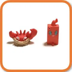 ポケモンキッズ(キングラー/スマホロトム)指人形　ソフビ
