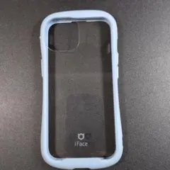 iFace iPhone15 ソフトケース クリア・ライトブルー