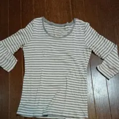 シンプル五分丈ボーダー Ｍ