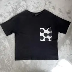【最終値下げ】【UNIQLO】 marimekkoコラボTシャツ 黒 Mサイズのサムネイル