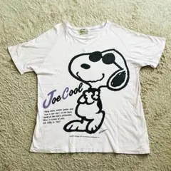 80s〜90sスヌーピー JOE COOL ラグランT 薄紫