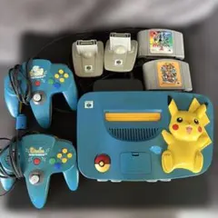 Nintendo 64 ピカチュウエディション 本体 カセットセット - メルカリ