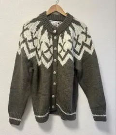L.S.A. CLASSICS ノルディックニットカーディガン M ヴィンテージ
