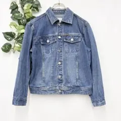 美品✨ カルバンクライン ジーンズ デニム ジャケット インディゴ 春 人気 青