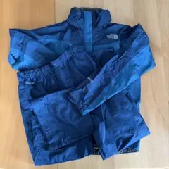 THE NORTH FACE レインスーツ(上下セット) ブルー レディースM