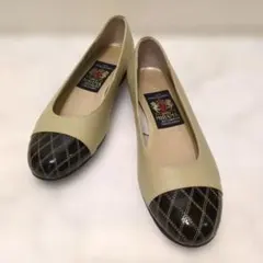 新品未使用❣️ミハマ フラットシューズ 本革 23cm 日本製 バレエシューズ