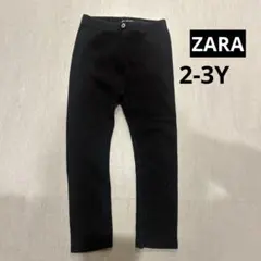 【98サイズ】zara baby レギンス パンツ ブラック