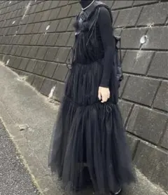 perna チュールロングワンピース 美品のサムネイル