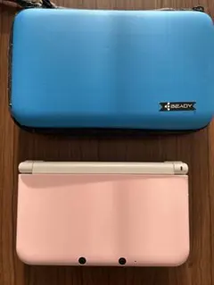 す*い様 ニンテンドー3DS LL ピンク/ホワイト 本体 ケース付