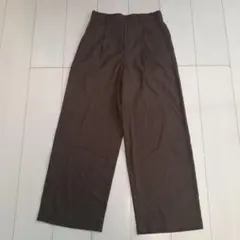 最終値下げ☆UNIQLO 千鳥格子ワイドパンツ M