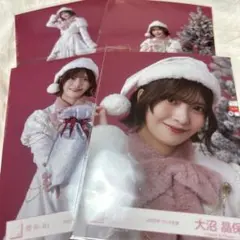 櫻坂46 2025年　サンタ衣装　生写真　大沼晶保　コンプ