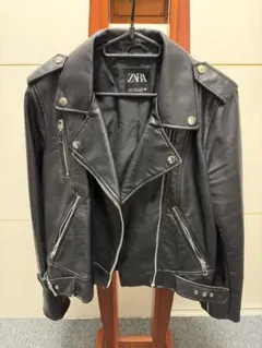 ZARA 黒 ライダースジャケット レディース Sサイズ