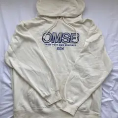 OMSB フード付きパーカー クリーム色