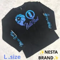 ✨Nesta Brand ★Ｌ✨LIONアイコン ★ロゴ入り長袖 オーバーサイズ