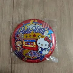【新品未開封】サンリオキャラクターズ　キラキラBIG缶バッジ２　ハローキティ