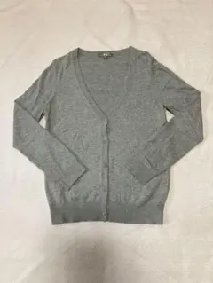 ユニクロレディースコットン100%カーディガン〔M〕美品 伸縮性有り 最終値