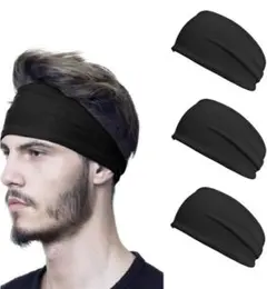 即購入OK❣️ヘアバンド ヘッドバンド 汗吸収 スポーツ 広幅 男女兼用 速乾