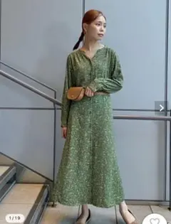 ベイフロー ロングワンピース s m