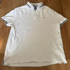 y*1様 TOMMY HILFIGER ホワイト ポロシャツ M