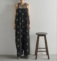 THE YOn フラワーエンブロイダリーキャミサロペット