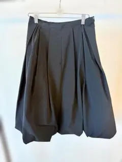 美品　l'atelier マルティニーク　バルーンフレアスカート ブラック