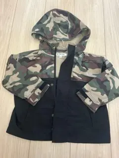 グローバルワーク アウター 薄手 シャカシャカ ジッパー ボタン マウンテン