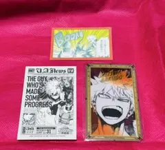 僕のヒーローアカデミア　ヒロアカ　原画展　入場特典　爆豪勝己　箔押しクリアカード