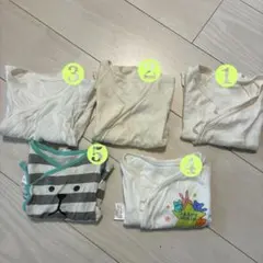 短肌着 5枚セット 50〜60サイズ