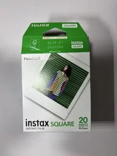 instax 富士フイルムスクエアフォーマットフィルム 20枚入