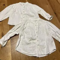 ZARA 長袖シャツ 3-4歳 ホワイト ２枚組