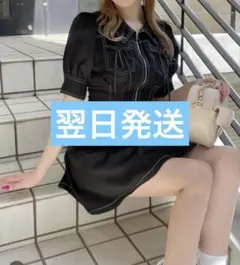 one way ブラック ワンピース