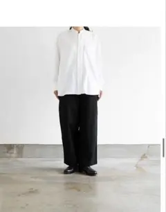 最終値下げ【美品】ゴーシュ スレンヘリンボン　ワイドパンツ￼