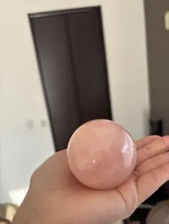 ローズクォーツ スフィア　丸玉　約5.6cm