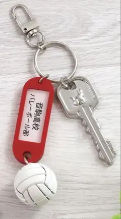 ハイキュー トレーディング 高校名付き 鍵チャーム キーホルダー　音駒