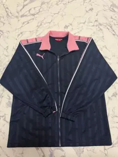 PUMA トラックジャケット ネイビー ピンク　プージャ　ジャージ上