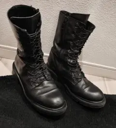 ALLSAINTSブラックレースアップロングブーツ　39EU