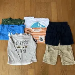 男の子120 Tシャツ.半ズボンまとめ売り