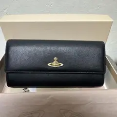 Vivienne Westwood 長財布 オーブ ブラック 箱・タグ付き