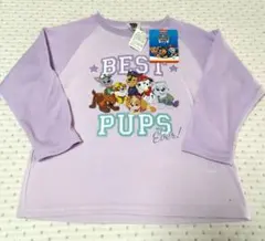 新品未使用品　パウ・パトロール 長袖カットソー 120cm パープル