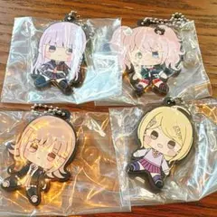 霧切響子 江ノ島盾子 七海千秋 赤松楓 ダンガンロンパ ラバーキーホルダー