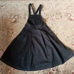 グローバルワーク ジャンパースカート フレア シンプル カジュアル