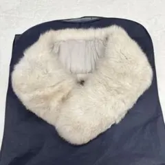 美品 SAGAFURS 成人式 ショール ブルーフォックス リアルファー交渉可